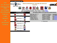 Tablet Screenshot of bigsixhockey.com
